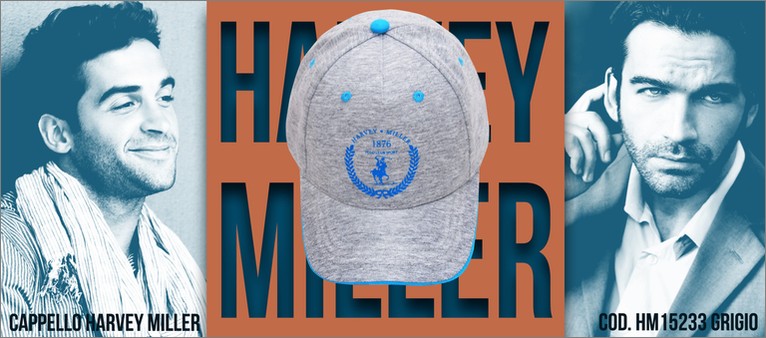 Harvey Miller cappello cod. HM15233 grigio.Prezzo al pubblico  13,20