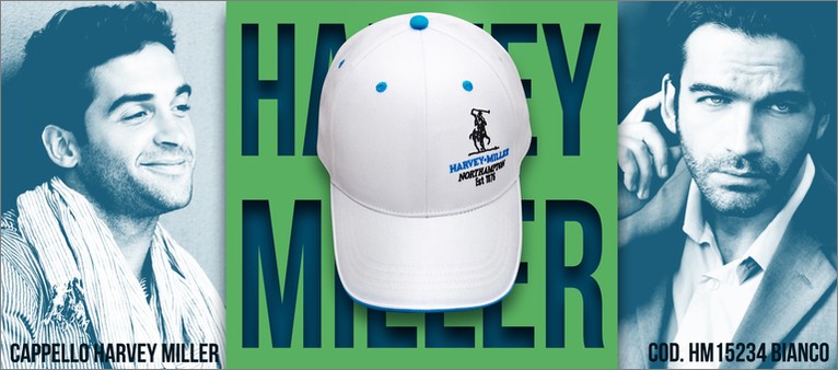 Harvey Miller cappello cod. HM15234 bianco.Prezzo al pubblico  13,20