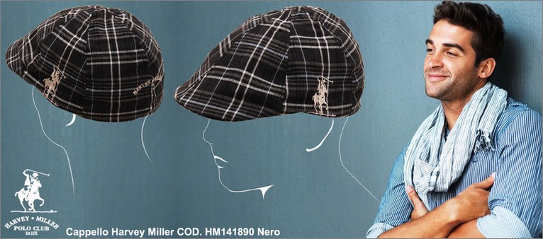 Harvey Miller cappello cod. HM141890 nero.Prezzo al pubblico  10,50