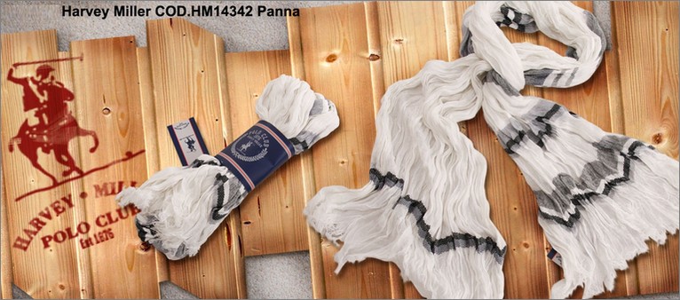 Harvey Miller Pashmina cod. HM14342 panna.Prezzo al pubblico  13,00