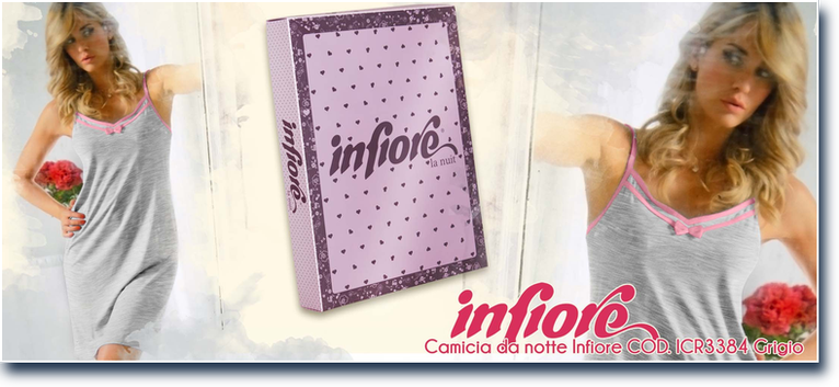Infiore codice ICR3384 grigio. Prezzo al pubblico  23,70.