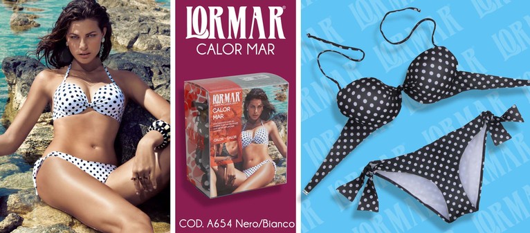 Lormar cod. A654 Nero/Bianco. Prezzo al pubblico  37,75.
