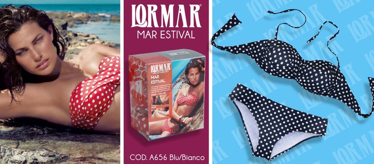 Lormar cod. A656 Blu/Bianco. Prezzo al pubblico  37,75.