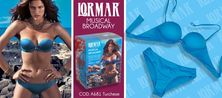 Lormar cod. A681 Turchese. Prezzo al pubblico  39,50.