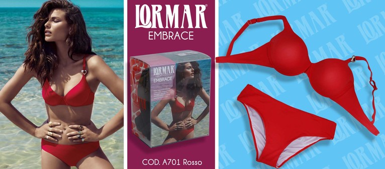 Lormar cod. A701 Rosso. Prezzo al pubblico  42,45.