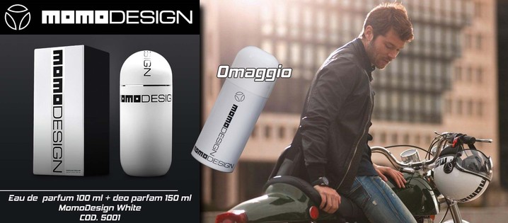 MOMO DESIGN MD5001 + 5007.  Parfum white 100 ml. Prezzo al pubblico  46,20