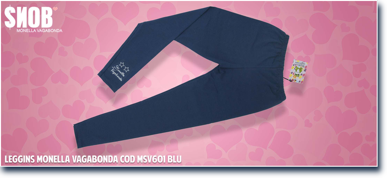 Monella Vagabona cod. MSV601 BLU. Prezzo al pubblico  14,10.