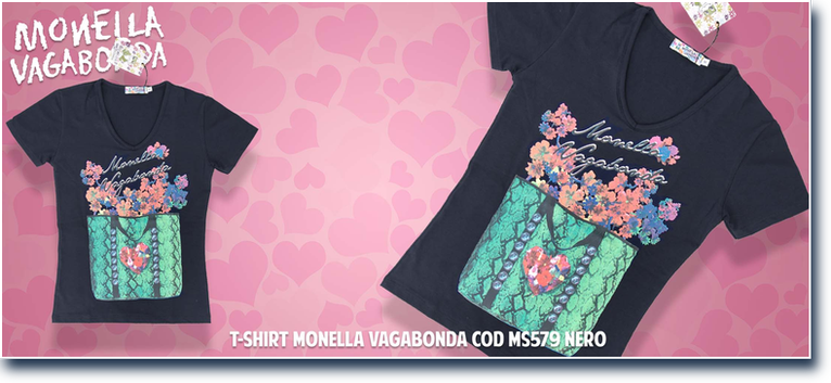 Monella Vagabonda cod. MS579 Nero. Prezzo al pubblico  15,10.