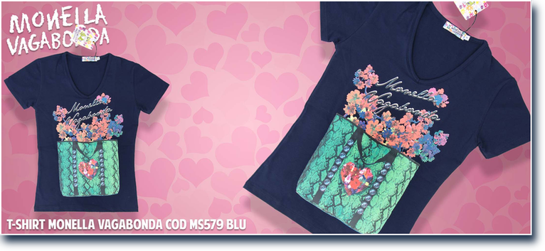 Monella Vagabonda cod. MS579 Blu. Prezzo al pubblico  15,10.