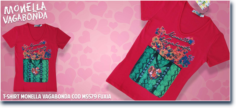 Monella Vagabonda cod. MS579 Fuxia. Prezzo al pubblico  15,10.