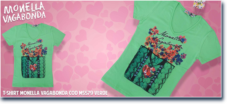 Monella Vagabonda cod. MS579 Verde. Prezzo al pubblico  15,10.