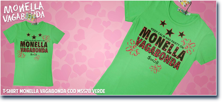 Monella Vagabonda cod. MS578 Verde. Prezzo al pubblico  15,10.
