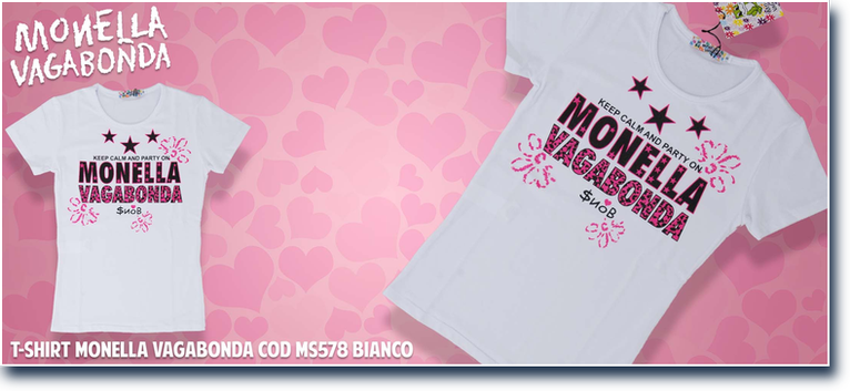 Monella Vagabonda cod. MS578 Bianco. Prezzo al pubblico  15,10.