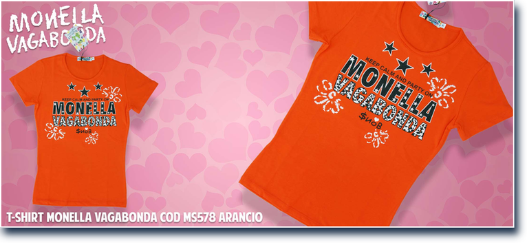 Monella Vagabonda cod. MS578 Arancio. Prezzo al pubblico  15,10.