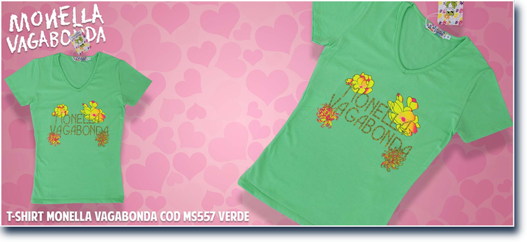 Monella Vagabonda cod. MS557 Verde. Prezzo al pubblico  15,10.
