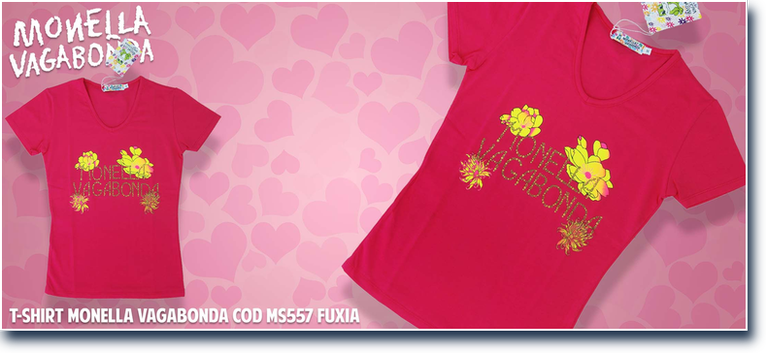 Monella Vagabonda cod. MS557 Fuxia. Prezzo al pubblico  15,10.