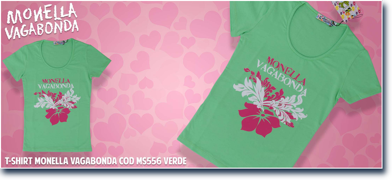 Monella Vagabonda cod. MS556 Verde. Prezzo al pubblico  15,10.