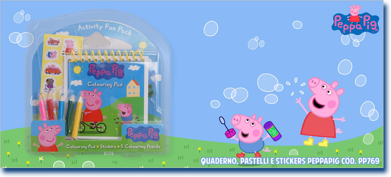 Peppa Pig cod. PP769. Prezzo al pubblico  6,65.