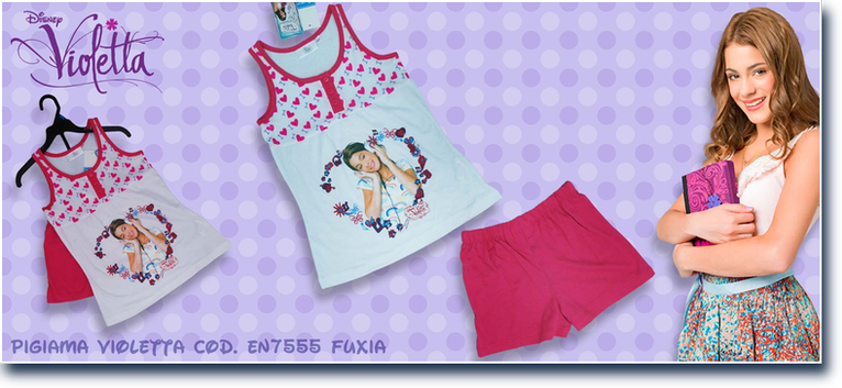 Violetta cod. EN7555 Fuxia. Prezzo al pubblico  15,20.