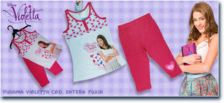 Violetta cod. EN7556 Fuxia. Prezzo al pubblico  15,20.