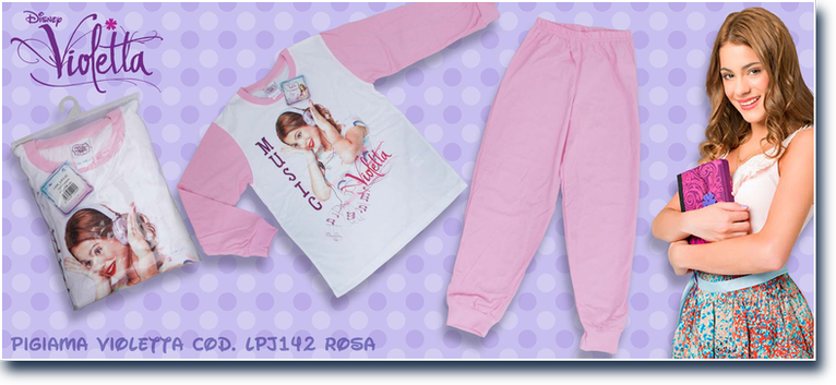 Violetta cod. LPJ142 Rosa. Prezzo al pubblico  20,75.