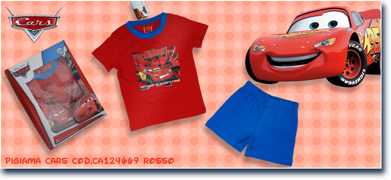 Cars cod. CA124669 Rosso. Prezzo al pubblico  19,15.