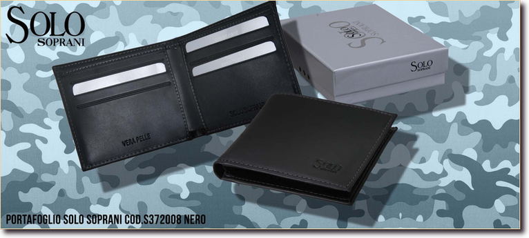 Solo Soprani cod. S372008 Nero. Prezzo al pubblico  15,20.
