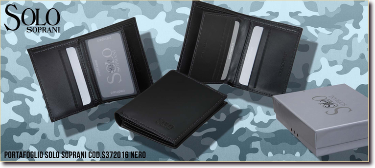 Solo Soprani cod. S372016 Nero. Prezzo al pubblico  16,75.