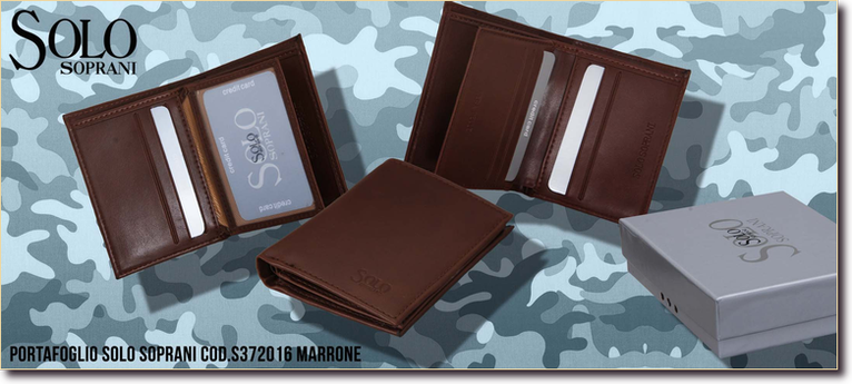 Solo Soprani cod. S372016 Marrone. Prezzo al pubblico  16,75.