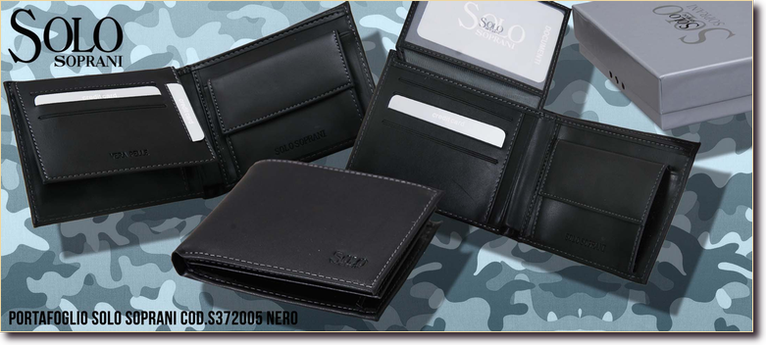 Solo Soprani cod. S372005 Nero. Prezzo al pubblico  23,25.