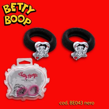 Betty Boop codini cod. BE043 nero. Prezzo al pubblico € 4,10