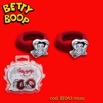 Betty Boop codini cod. BE043 rosso. Prezzo al pubblico € 4,10