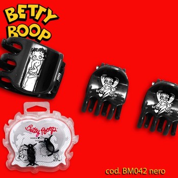 Betty Boop mollettine cod. BM042 nero. Prezzo al pubblico € 8,40