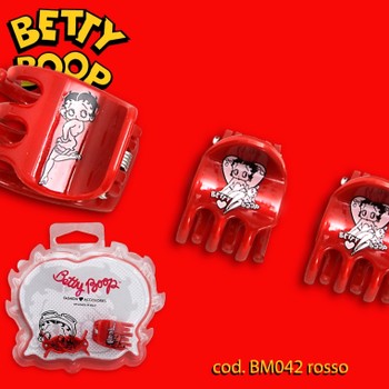 Betty Boop mollettine cod. BM042 rosso. Prezzo al pubblico € 8,40