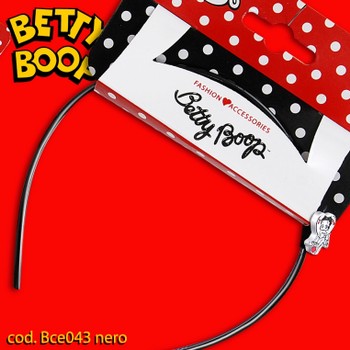 Betty Boop cerchietto cod. BCE043 nero. Prezzo al pubblico € 9,00