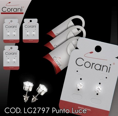 Ingrosso bigiotteria Corani cod. LG2797. Prezzo al pubblico per singolo paio € 4,00