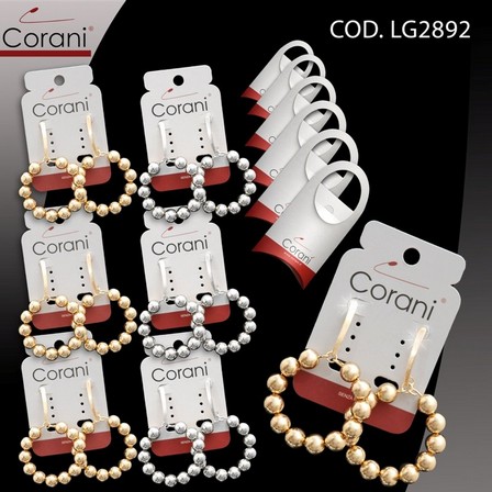 Ingrosso bigiotteria Corani cod. LG2892. Prezzo al pubblico per singolo paio € 4,50