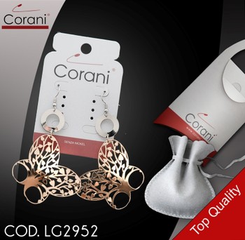 Ingrosso bigiotteria Corani cod. LG2952. Prezzo al pubblico per singolo paio € 14,00