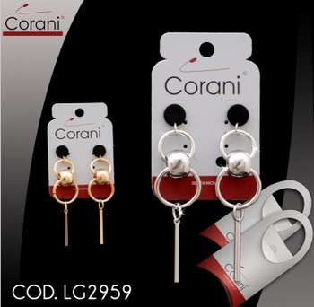 Ingrosso bigiotteria Corani cod. LG2959. Prezzo al pubblico per singolo paio € 4,50