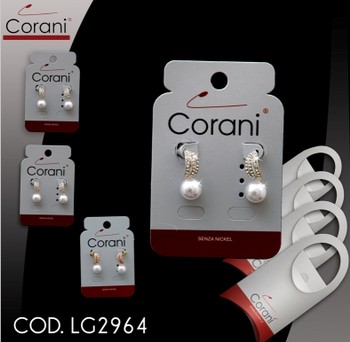 Ingrosso bigiotteria Corani cod. LG2964. Prezzo al pubblico per singolo paio € 4,50