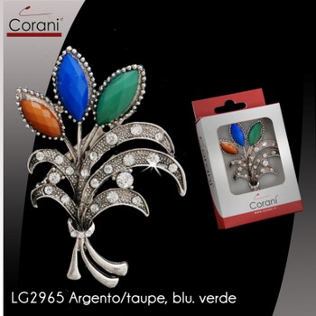 Corani cod. LG2965 Argento. pietre 3 colori. Prezzo al pubblico € 11,50
