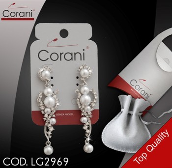 Ingrosso bigiotteria Corani cod. LG2969. Prezzo al pubblico per singolo paio € 19,50