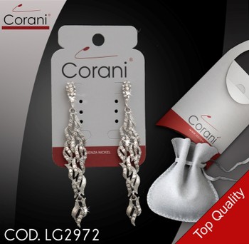 Ingrosso bigiotteria Corani cod. LG2972. Prezzo al pubblico per singolo paio € 19,50
