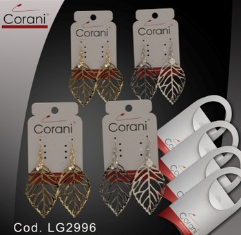 Ingrosso bigiotteria Corani cod. LG2996. Prezzo al pubblico per singolo paio € 4,50