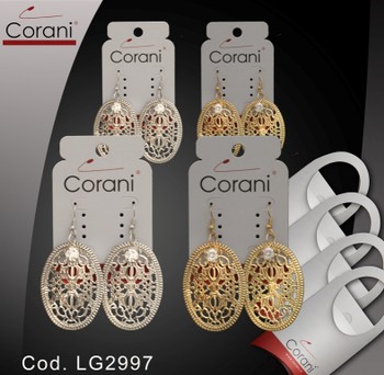 Ingrosso bigiotteria Corani cod. LG2997. Prezzo al pubblico per singolo paio € 4,50
