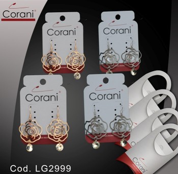 Ingrosso bigiotteria Corani cod. LG2999. Prezzo al pubblico per singolo paio € 4,50