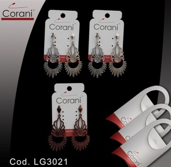 Ingrosso bigiotteria Corani cod. LG3021. Prezzo al pubblico per singolo paio € 4,501