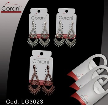 Ingrosso bigiotteria Corani cod. LG3023. Prezzo al pubblico per singolo paio € 4,50