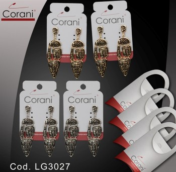 Ingrosso bigiotteria Corani cod. LG3027. Prezzo al pubblico per singolo paio € 4,50