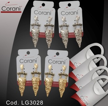 Ingrosso bigiotteria Corani cod. LG3028 Prezzo al pubblico per singolo paio € 4,50
